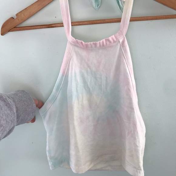 PacSun Tops - Open back cropped tye dye top
